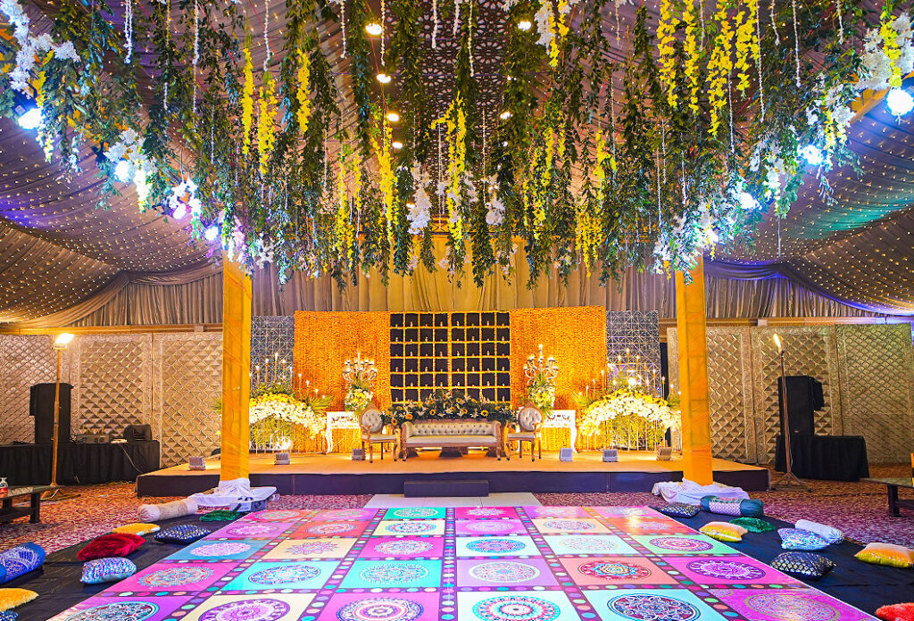 Mehndi Stage Decoration